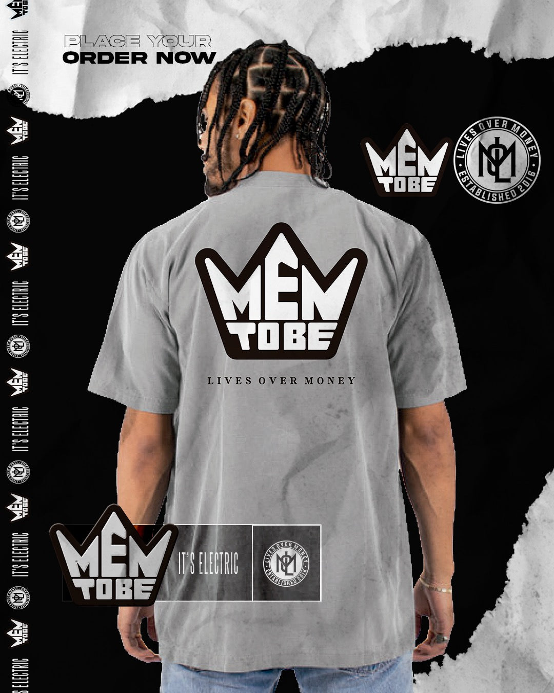 Cement MenToBe T-Shirt.
