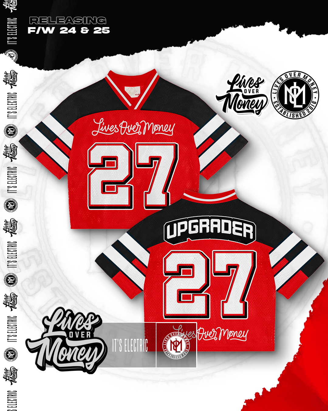 Lives Over Money “Upgrader” Jersey